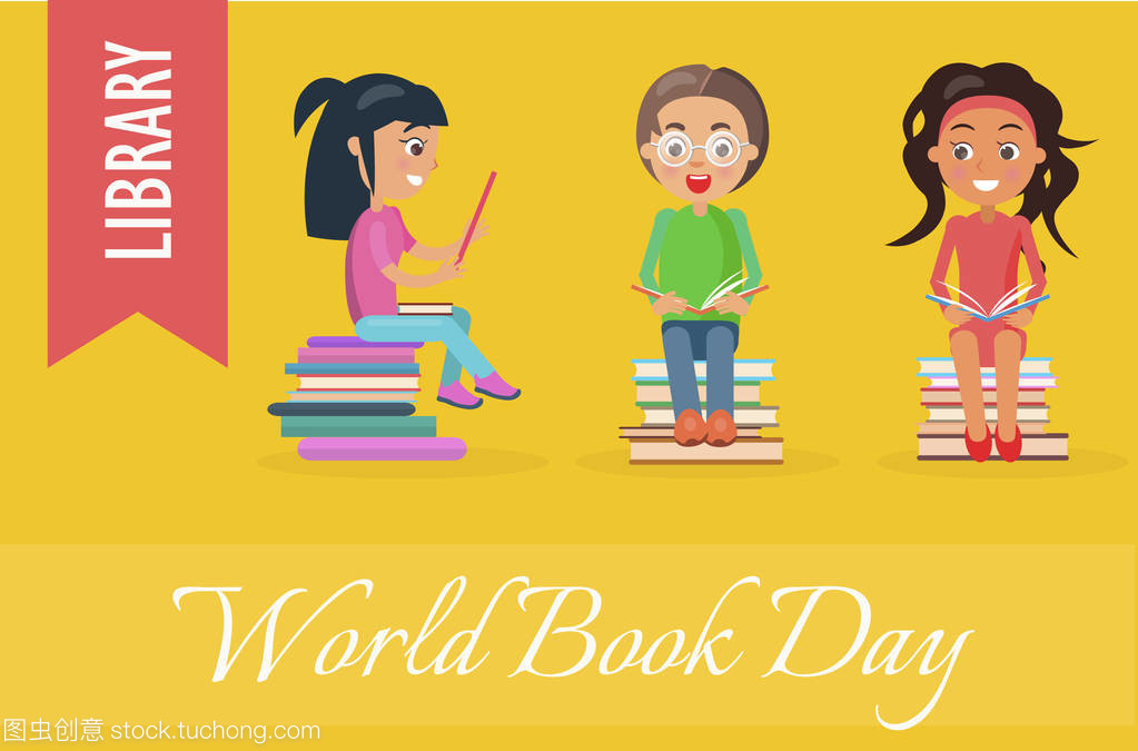 圖書館里的童話王國 兒童世界讀書日與海報的奇妙邂逅